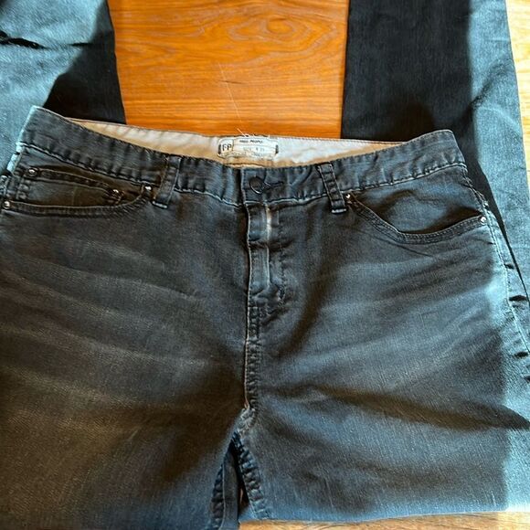 Free People Jeans faded black over-dye 31 - Picture 4 of 15